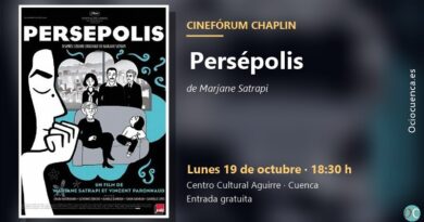 Cinefórum Chaplin de Cuenca: «Persépolis», de Marjane Satrapi, lunes 19 de octubre en el Centro Cultural Aguirre