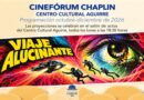 Cartel de «Viaje alucinante» en el Cinefórum Chaplin de Cuenca
