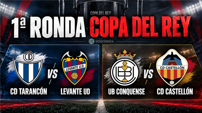 Copa del Rey 2026: UB Conquense – CD Castellón en el estadio de La Fuensanta