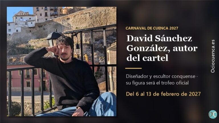 El diseñador y escultor conquense David Sánchez González firmará el cartel del Carnaval de Cuenca 2027