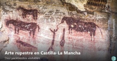 Pinturas rupestres del abrigo de Selva Pascuala, en Villar del Humo (Cuenca)