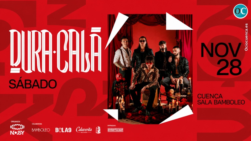 Dura Calá presenta «¡AY!» el sábado 28 de noviembre en Sala Bamboleo de Cuenca, Noisy Session vol. 03