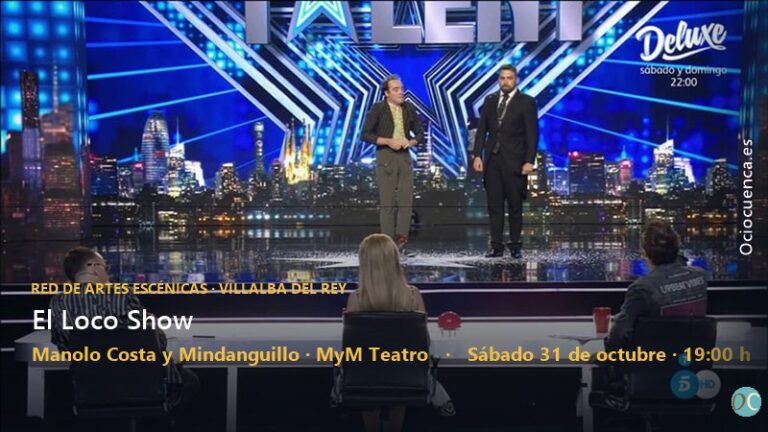 «El Loco Show» llena de magia y humor el auditorio de Villalba del Rey el 31 de octubre