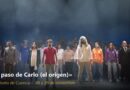 El elenco de «El paso de Carlo (el origen)» sobre el escenario del Auditorio de Cuenca