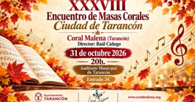 XXXVIII Encuentro de Masas Corales Ciudad de TarancÃ³n, 31 de octubre de 2026