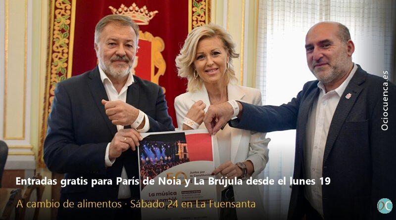 Presentación del concierto de París de Noia y La Brújula en Cuenca