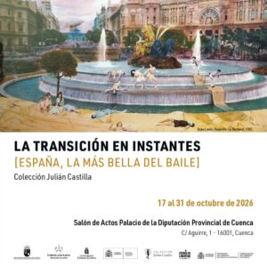 Cartel de la exposición «La transición en instantes», del 17 al 31 de octubre en la Diputación de Cuenca