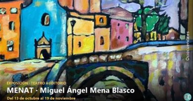 Exposición de pintura de Miguel Ángel Mena Blasco, MENAT, en el Teatro Auditorio de Cuenca