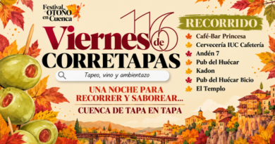 Corretapas 2026: siete bares, siete tapas y la charanga Los Zarajos este viernes en el Festival de Otoño de Cuenca