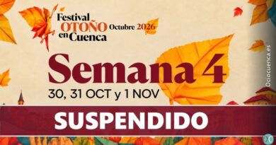 Suspendida la cuarta semana del Festival de Otoño de Cuenca, con la Feria de las Culturas, por el accidente ferroviario de Urda