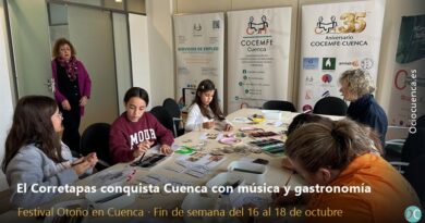 Taller de COCEMFE Cuenca en el Edificio Iberia, dentro del Festival Otoño en Cuenca