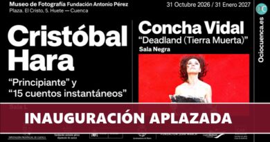 La Fundación Antonio Pérez aplaza la inauguración de Cristóbal Hara y Concha Vidal en Huete por el luto oficial