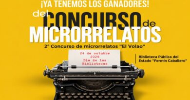 Ganadores del II Concurso de microrrelatos «El Volao» de la Biblioteca Pública del Estado «Fermín Caballero», Día de las Bibliotecas 2026