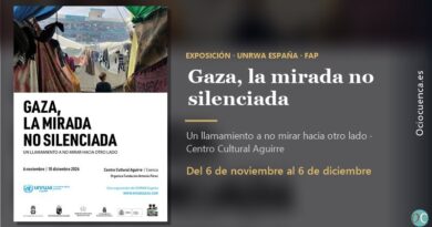 Exposición «Gaza, la mirada no silenciada», del 6 de noviembre al 6 de diciembre en el Centro Cultural Aguirre de Cuenca