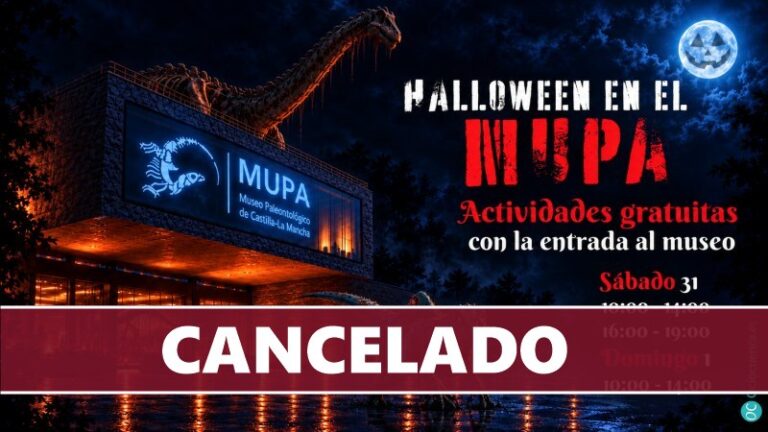 Cancelado el Halloween en el MUPA, el Museo de Paleontología de Cuenca, por el accidente ferroviario de Urda