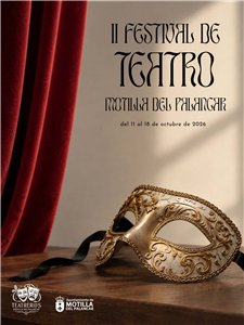 Cartel del II Festival de Teatro de Motilla del Palancar, del 11 al 18 de octubre de 2026
