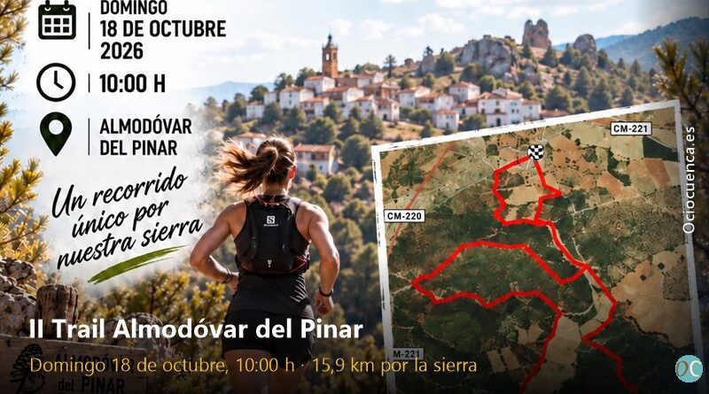 Cartel del II Trail Almodóvar del Pinar