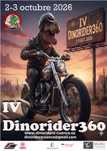 IV DinoRider360, ruta de mototurismo por la provincia de Cuenca, 2 y 3 de octubre de 2026
