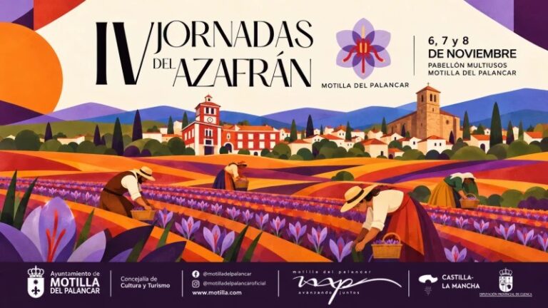 Stands, catas, showcooking y paseo a los campos: Motilla del Palancar celebra sus IV Jornadas del Azafrán