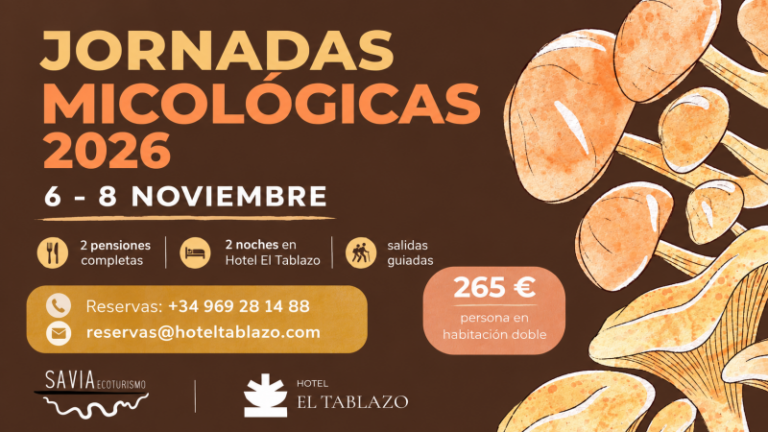 Setas, trufa negra y salidas al campo: el Hotel El Tablazo celebra sus Jornadas Micológicas en Villalba de la Sierra