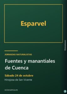 Jornadas Naturalistas de Esparvel, sábado 24 de octubre en Hinojosa de San Vicente
