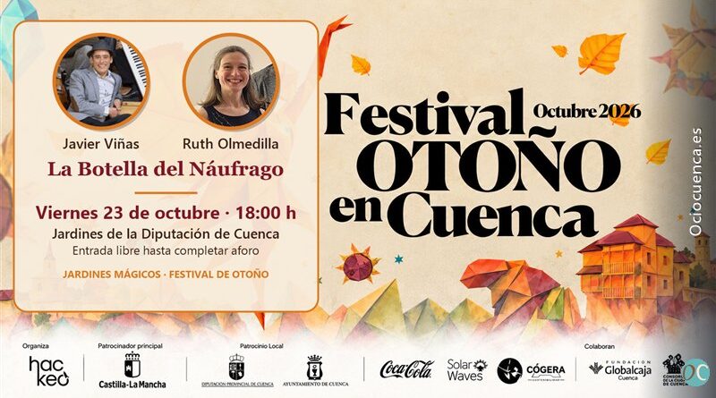 La Botella del Náufrago, concierto de Javier Viñas y Ruth Olmedilla en el Festival de Otoño en Cuenca