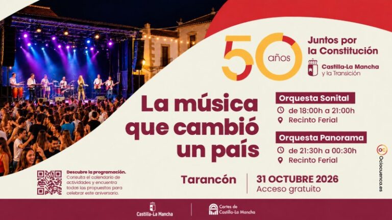 La Orquesta Panorama y Sonital, concierto gratis en Tarancón el 31 de octubre por los 50 años de la Transición