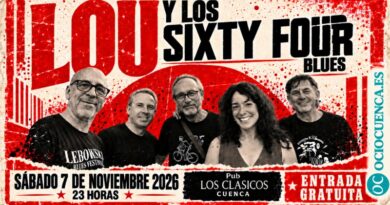 Lou y los Sixty Four Blues llevan el rhythm & blues al Pub Los Clásicos de Cuenca el 7 de noviembre
