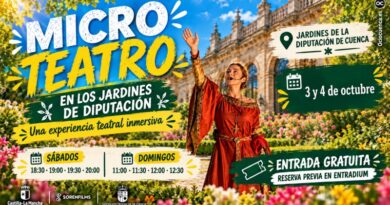 Magia y microteatro gratis este fin de semana en los jardines de la Diputación de Cuenca