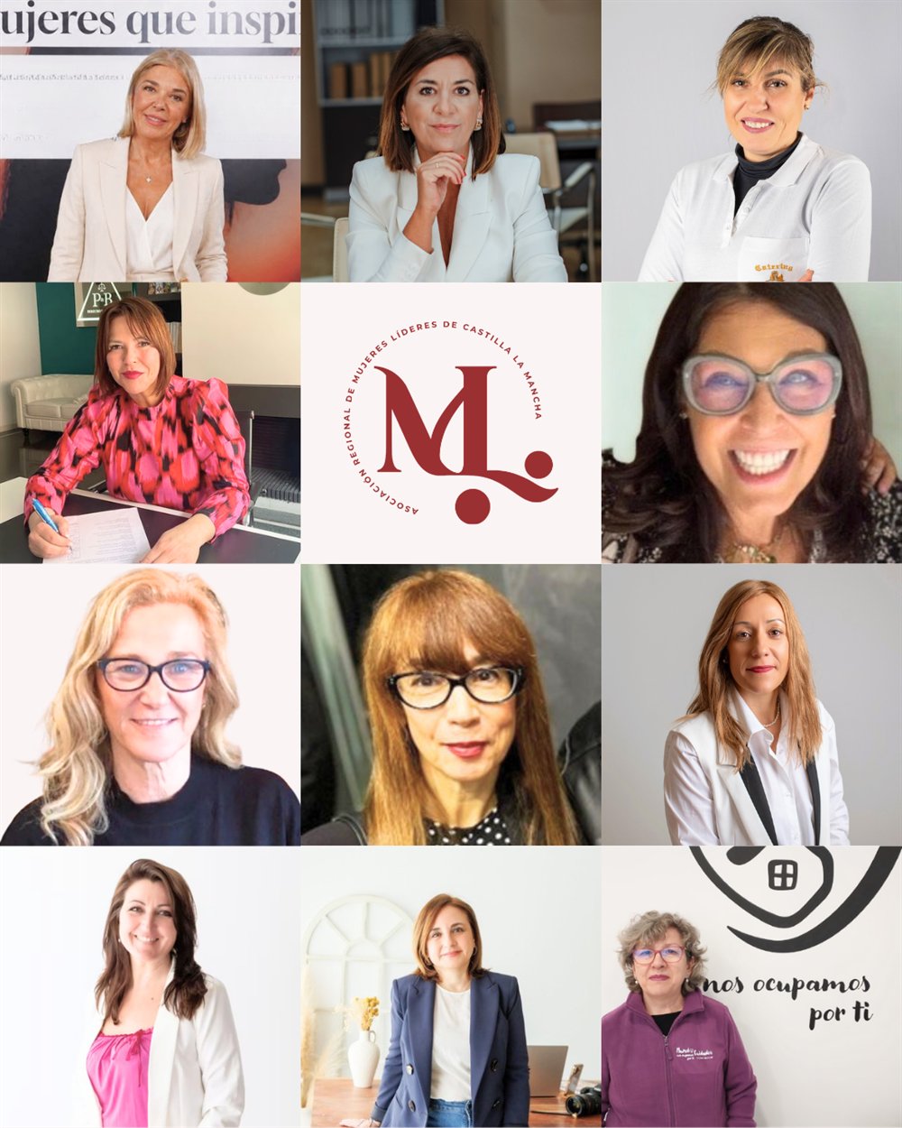 Integrantes de la junta directiva de la Asociación Regional de Mujeres Líderes de Castilla-La Mancha