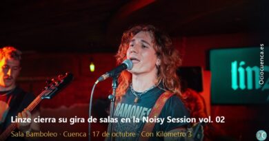 Linze en la Sala Bamboleo de Cuenca durante la Noisy Session vol. 02