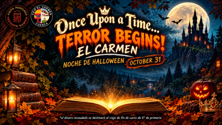 El CEIP El Carmen y el AMPA Mangana preparan su pasaje del terror para la noche de Halloween en Cuenca