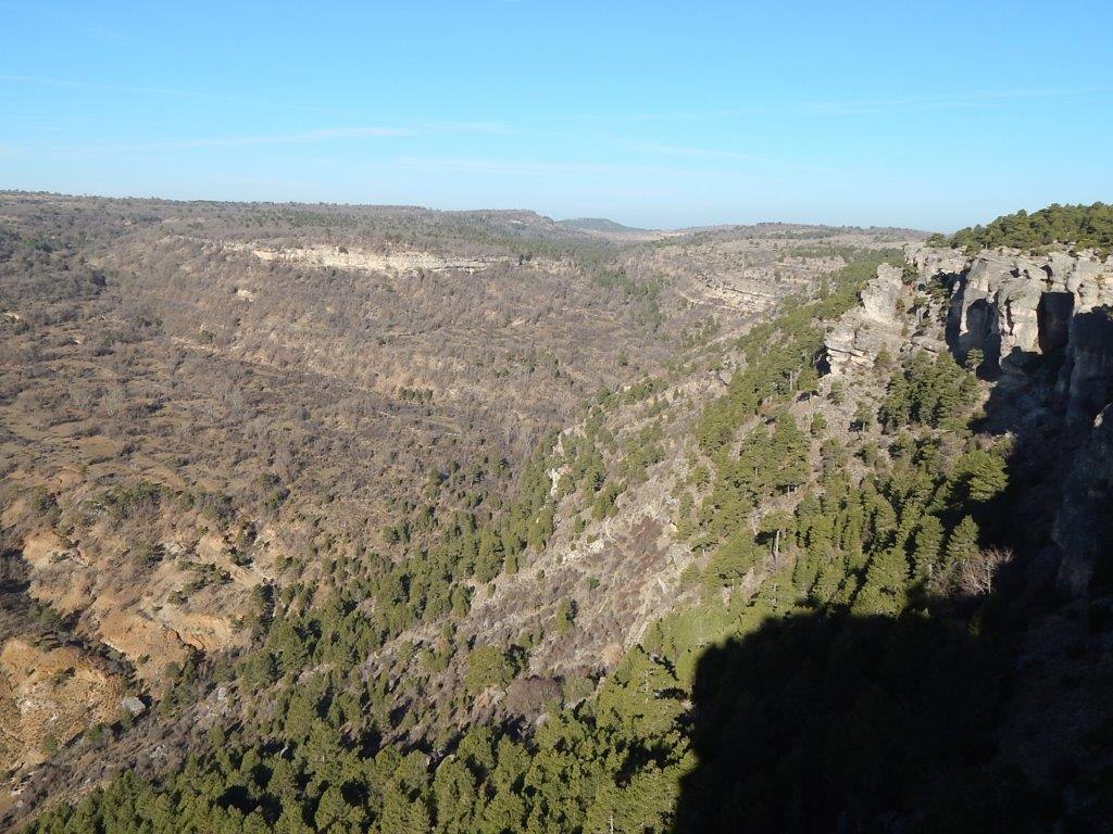 Paraje de la Serranía de Cuenca afectado por el proyecto del camino entre Las Majadas y Uña