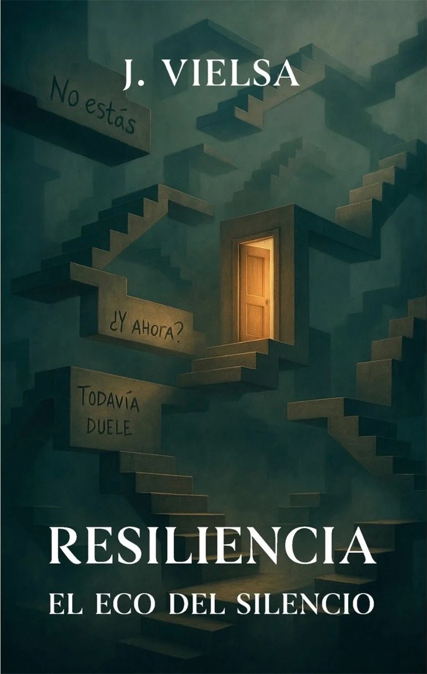Portada de la novela «Resiliencia. El eco del silencio», de Jesús Vielsa
