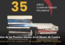 Cartel de la exposición por el XXXV aniversario de los Premios Glauka