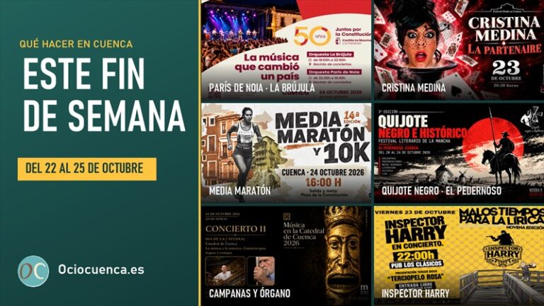 Qué hacer en Cuenca este fin de semana: del 22 al 25 de octubre