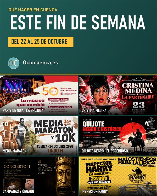 Qué hacer en Cuenca este fin de semana, del 22 al 25 de octubre