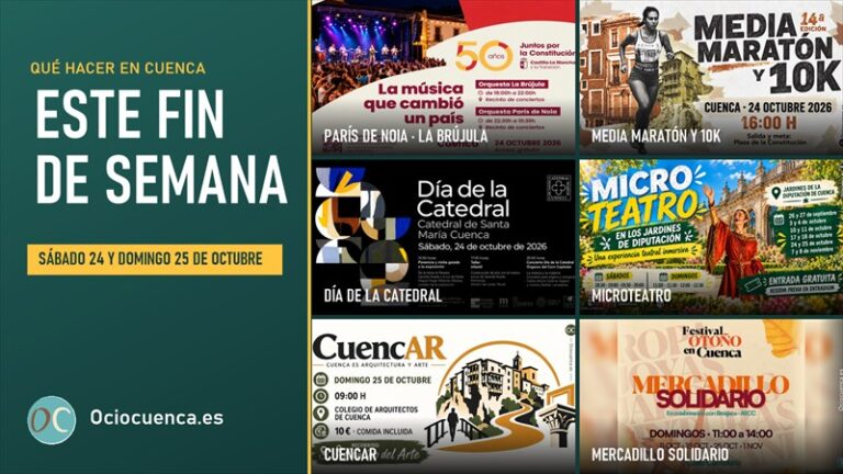 Qué hacer en Cuenca este fin de semana: 24 y 25 de octubre