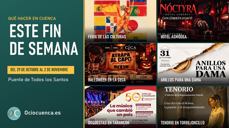 Qué hacer en Cuenca en el puente de Todos los Santos, del 29 de octubre al 2 de noviembre de 2026