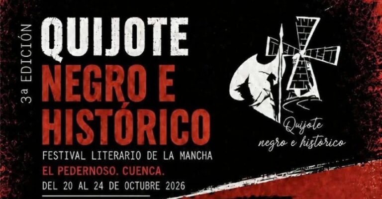 El Pedernoso reúne a más de treinta escritores en la III edición del festival literario Quijote Negro e Histórico, del 20 al 24 de octubre