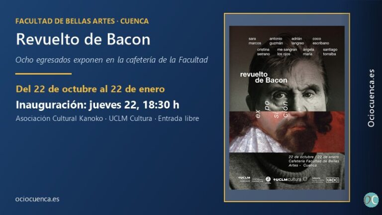 «Revuelto de Bacon» convierte la cafetería de Bellas Artes en sala de exposiciones con la obra de ocho egresados