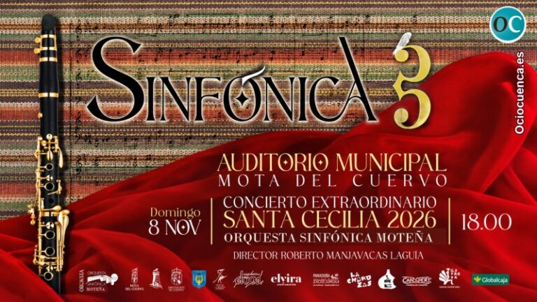La Orquesta Sinfónica Moteña celebra Santa Cecilia con un concierto extraordinario el 8 de noviembre en Mota del Cuervo