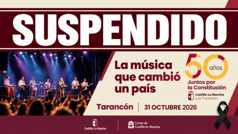 Suspendido el concierto de las orquestas Panorama y Sonital en Tarancón por el accidente ferroviario de Urda