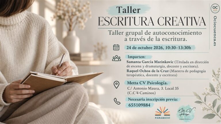 Un taller de escritura creativa propone en Cuenca conocerse mejor a través de la palabra escrita