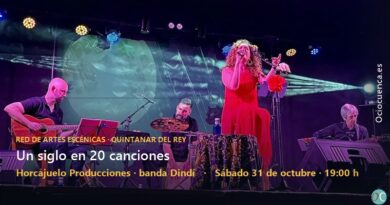 «Un siglo en 20 canciones»: Lucía Escribano y la banda Dindí repasan cien años de música en Quintanar del Rey