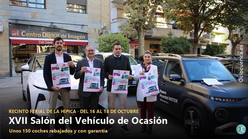 Presentación del XVII Salón del Vehículo de Ocasión de Cuenca, que se celebra del 16 al 18 de octubre en La Hípica